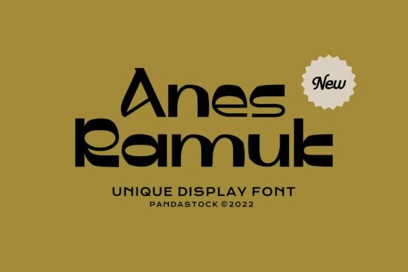 Anes Ramuk: A Groovy Display Font for Standout Branding
