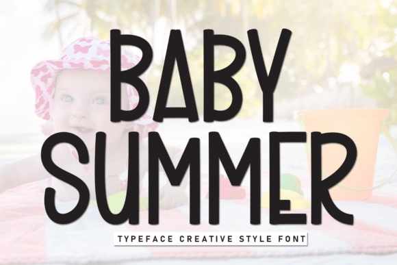 Baby Summer Font for Business Branding