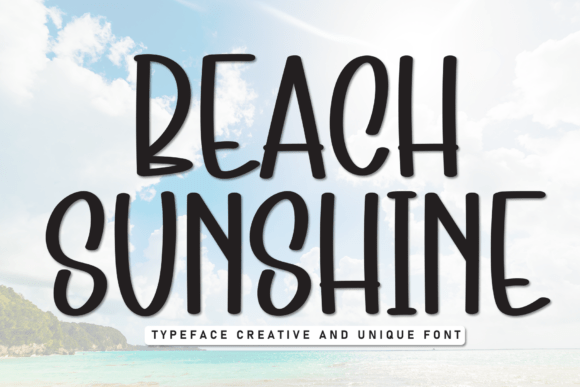 Beach Sunshine Font for Creative Projects