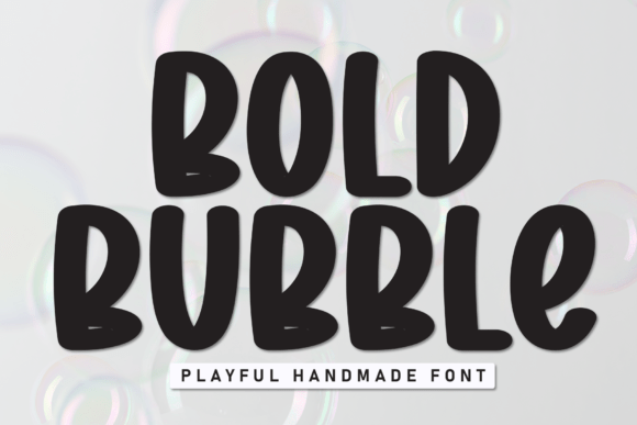 Bold Bubble Display Font for Clean, Friendly Branding