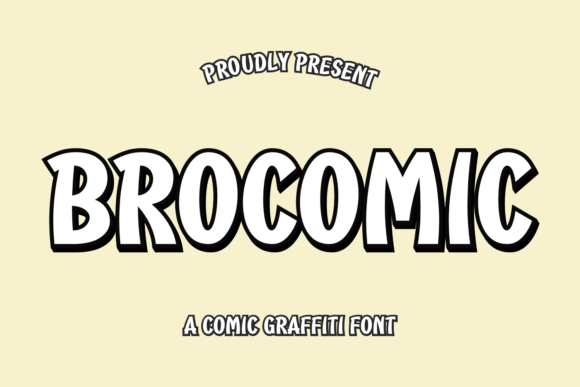 Brocomic Font for Creative Makers