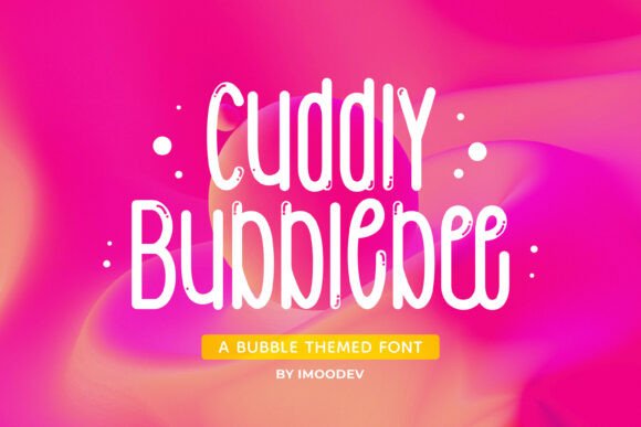 Cuddly Bubblebee Font for Business Branding