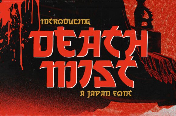 Death Mist Display Font for Bold Branding and Packaging Design