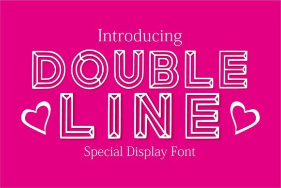 Doubleline Regular: A Font for Playful Branding