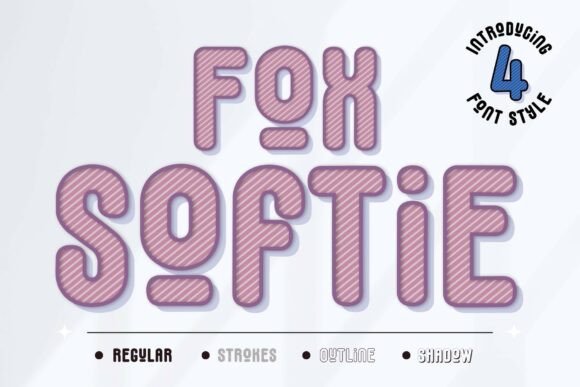 Fox Softie Typeface for Handmade Labels and Craft Products