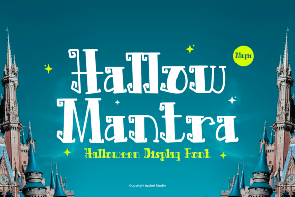 Hallow Mantra: A Bold Halloween Display Font for Editorial Design