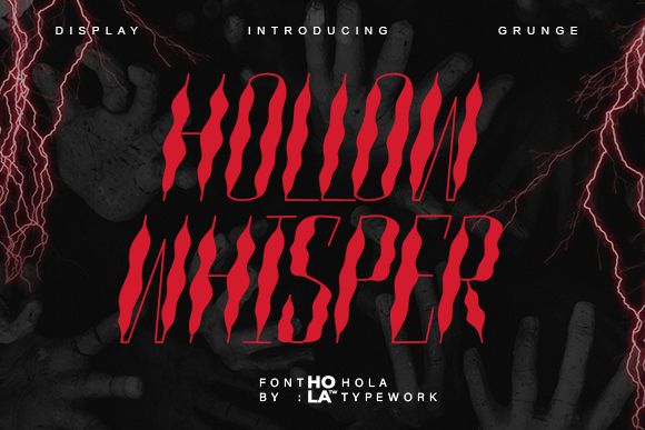 Hollowwhisper Regular Font