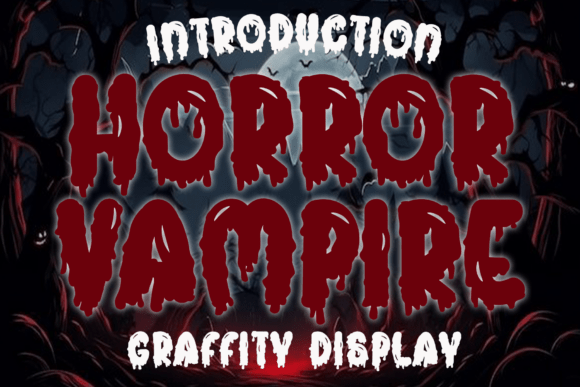 Horror Vampire Font for Creative Makers