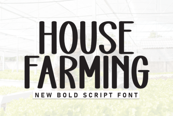 House Farming Font
