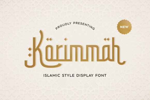 Korimmah: A Modern Display Font for Elegant Brand Identity