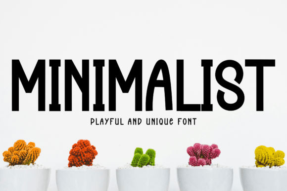 Minimalist2: A Playful Display Font for Modern Branding