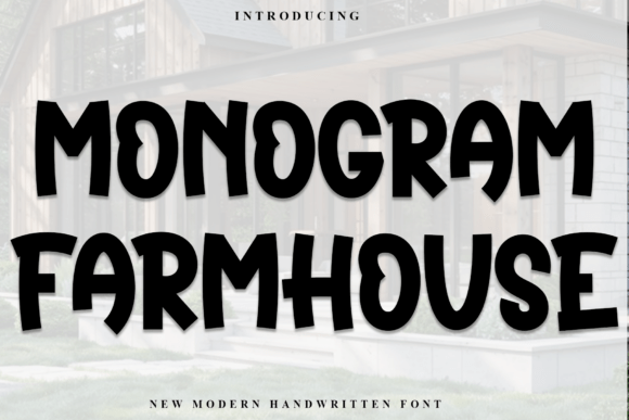 Monogram Farmhouse Font