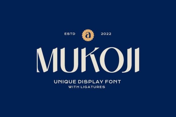 Mukoji Modern Serif Font for Luxury Visual Campaigns