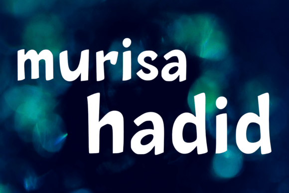 Murisahadid Regular: A Playful Display Font for Small Business Branding