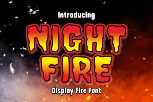 Night Fire Font for Bold Branding