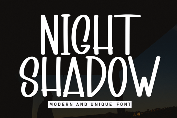 Night Shadow: A Casual Display Font with Charm