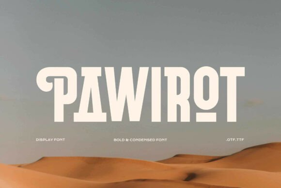 Pawirot: A Bold Display Font