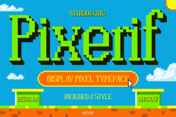 Pixerif Regular Font