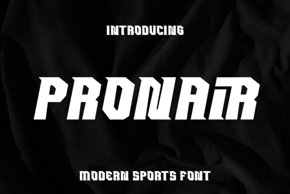 Pronair Display Font for Editorial Design and Publication Branding