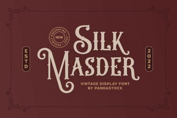 Silk Masder: A Vintage Display Serif Font for Campaigns That Stand Out