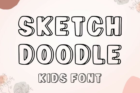 Sketchdoodle Regular: A Playful Display Font for Editorial Design