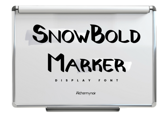 Snowbold Marker Font