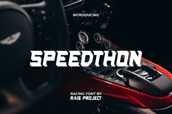 Speedthon Font: Bold and Brash