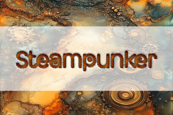 Steampunker: A Vintage Display Font