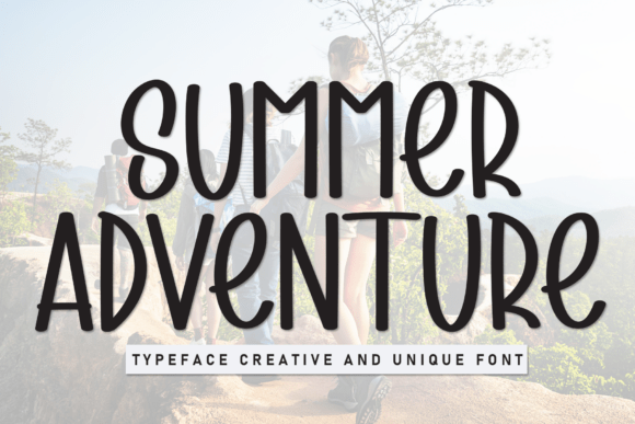 Summer Adventure Font for Creative Projects