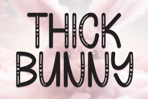Thick Bunny Font for Web Design