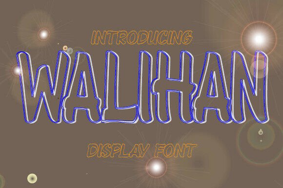 Walihan Regular: A Bold Display Font for Editorial Headlines and Publication Design